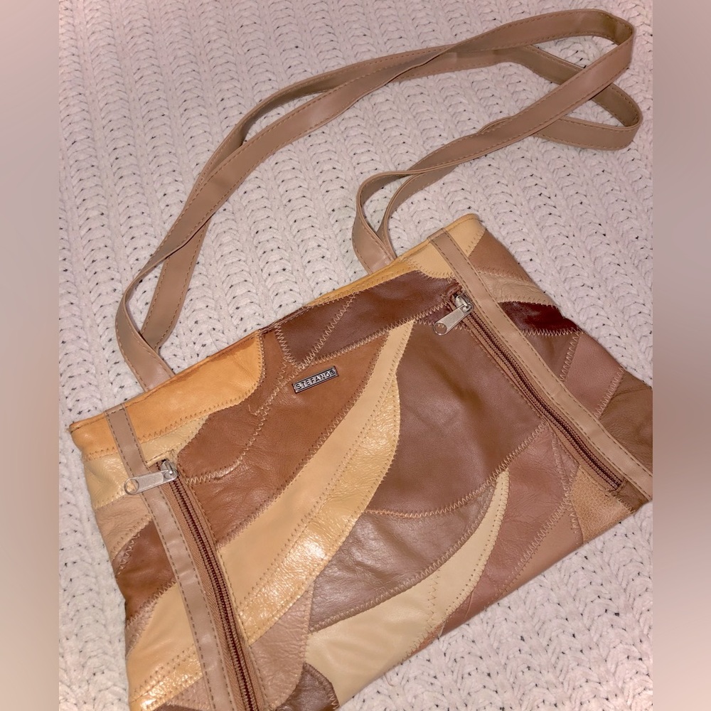Stefano Vintage Patchwork Leather Handbag